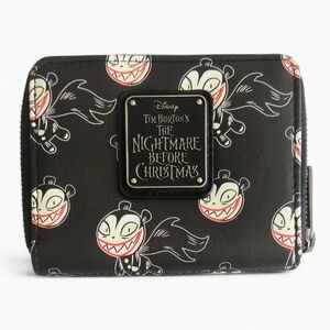Loungefly Disney The Nightmare Before Christmas Scary Teddy AOP Zip Wallet